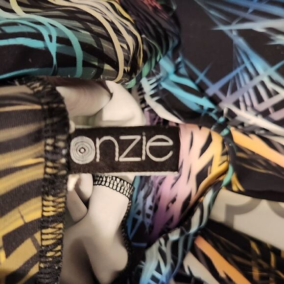 Onzie Multicolor Print Yoga Pants Size XS - Picture 4 of 10